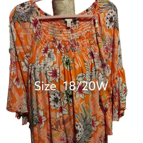 EST. 1946 Casual Floral Print Top Women's Size 18/20W - Picture 1 of 7
